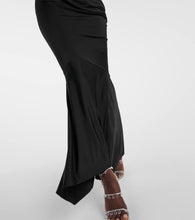 Alexandre Vauthier High-neck draped maxi dress