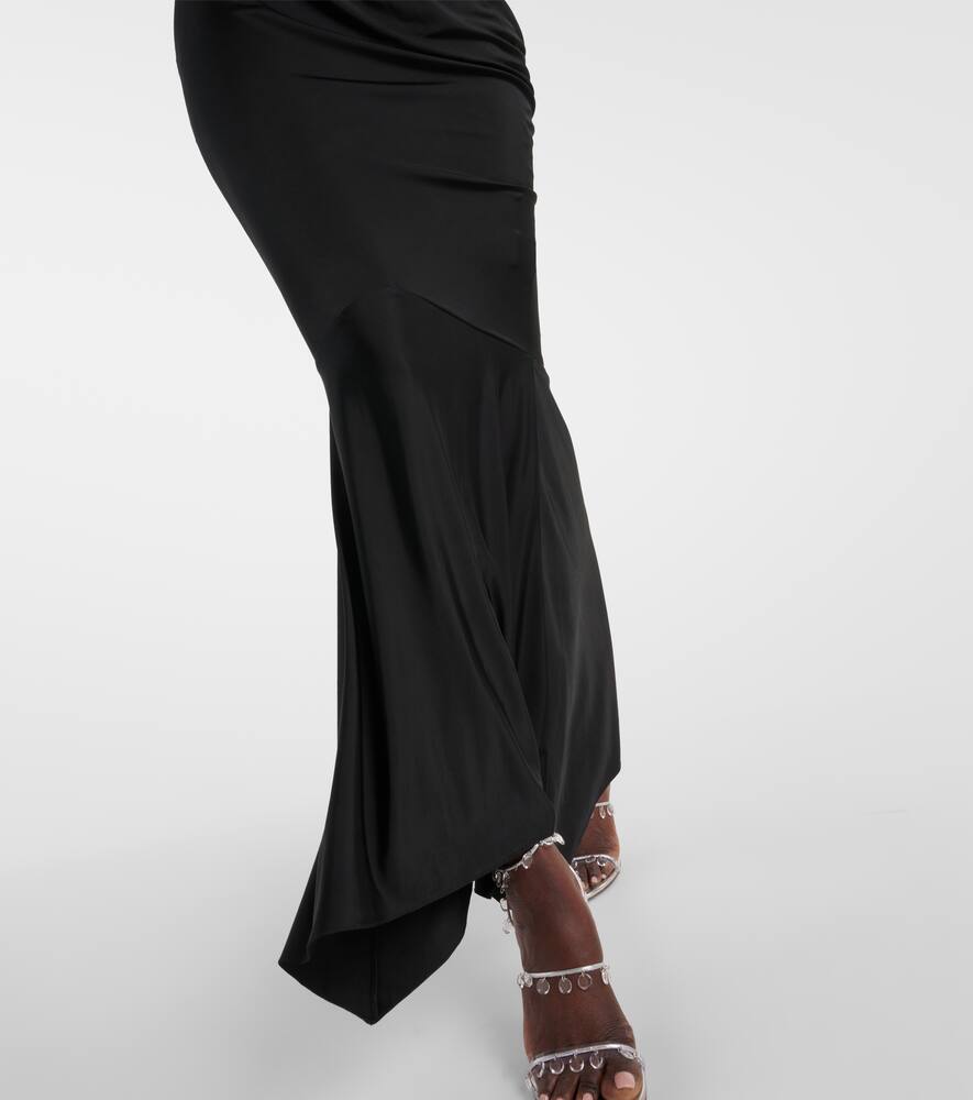 Alexandre Vauthier High-neck draped maxi dress