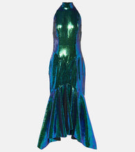 Alexandre Vauthier Sequined fishtail midi dress