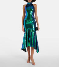 Alexandre Vauthier Sequined fishtail midi dress