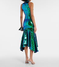 Alexandre Vauthier Sequined fishtail midi dress