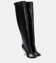 Alaia Leather knee-high boots