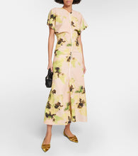Jimmy Choo Love velvet-trimmed ballet flats