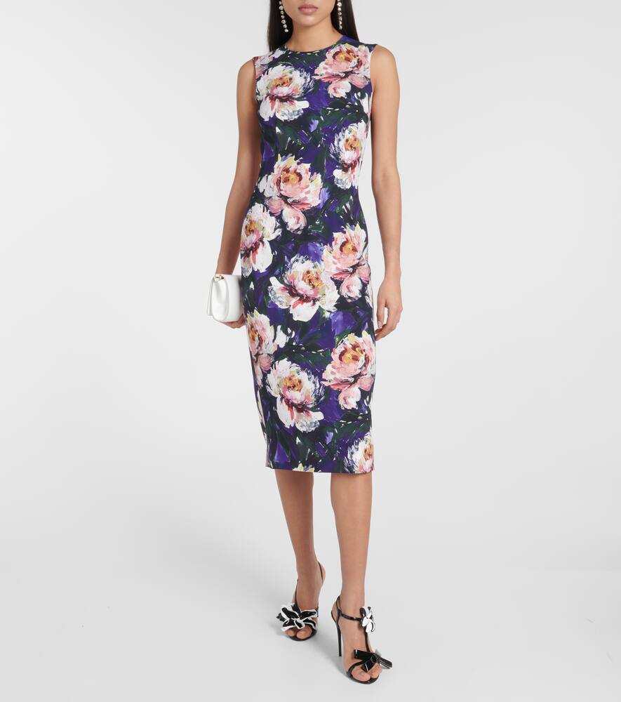 Dolce&Gabbana Floral-appliqu√É¬© patent leather sandals