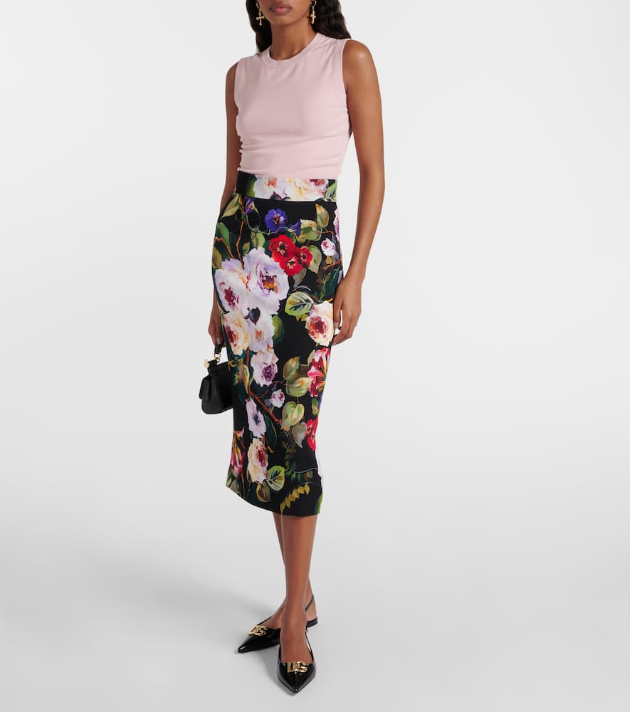 Dolce&Gabbana DG patent leather slingback flats