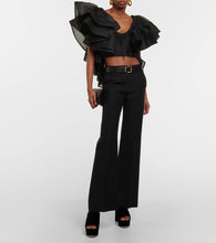 Gianvito Rossi Holly velvet platform mules