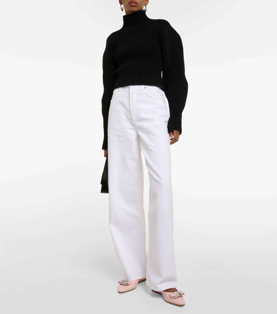 Ferragamo Zea leather ballet flats