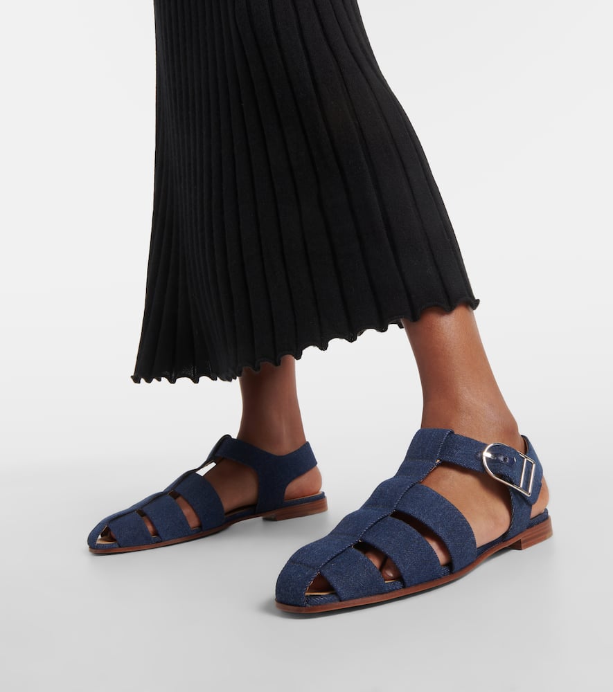 Gabriela Hearst Lynn denim sandals