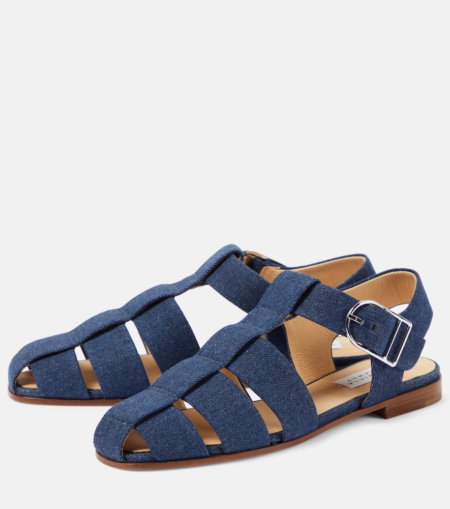Gabriela Hearst Lynn denim sandals