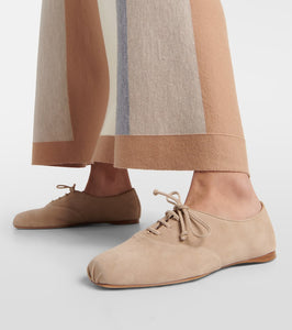 Gabriela Hearst Maya leather lace-up flats