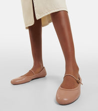 Gianvito Rossi Carla leather ballet flats