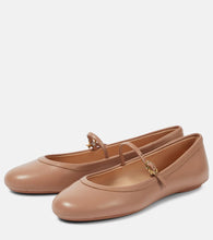 Gianvito Rossi Carla leather ballet flats