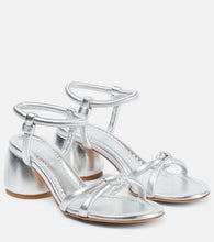 Gianvito Rossi Cassis metallic leather sandals