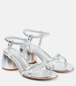 Gianvito Rossi Cassis metallic leather sandals