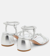 Gianvito Rossi Cassis metallic leather sandals