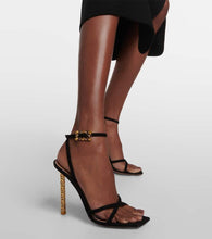 Gianvito Rossi Wonder embellished suede sandals