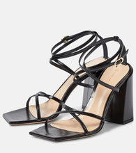 Gianvito Rossi Nuit leather sandals