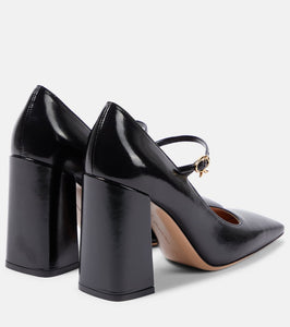 Gianvito Rossi Freeda leather Mary Jane pumps