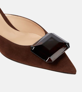 Gianvito Rossi Jaipur suede mules
