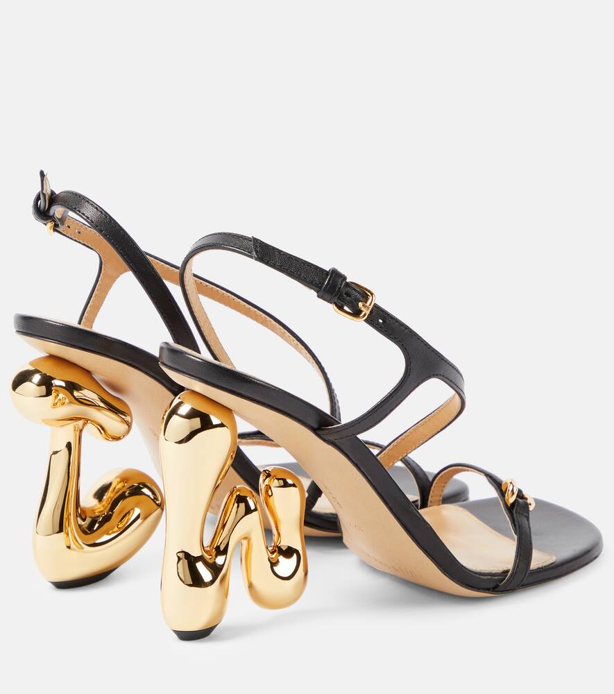 JW Anderson JW Bubble Heel leather sandals