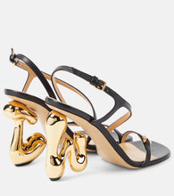 JW Anderson JW Bubble Heel leather sandals