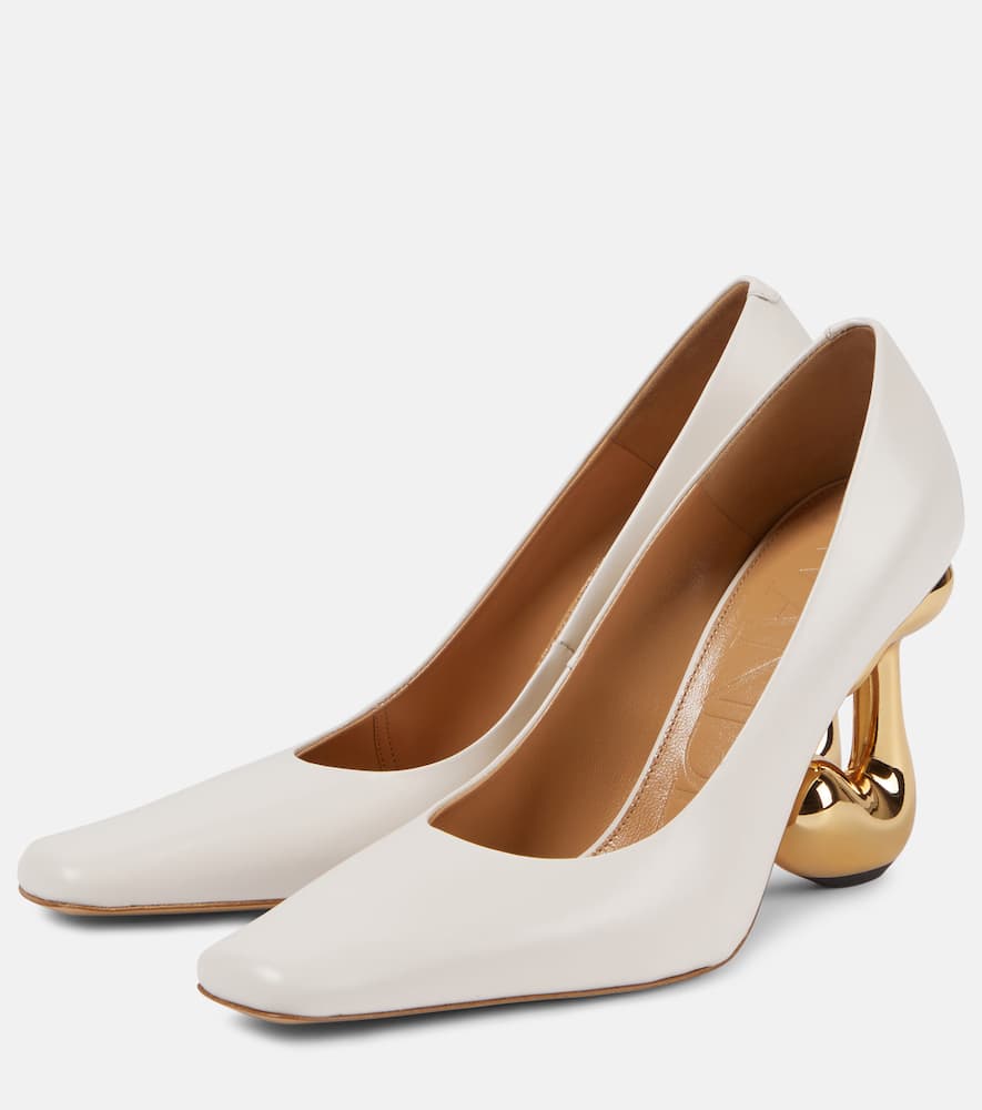 JW Anderson Logo leather pumps