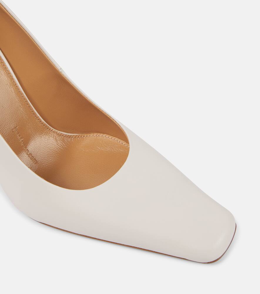 JW Anderson Logo leather pumps