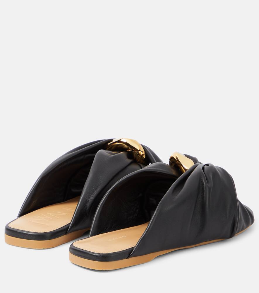 JW Anderson Corner leather slides