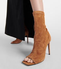 Paris Texas Amanda suede ankle boots