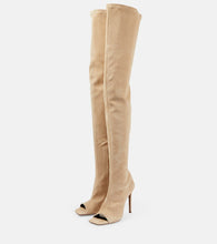 Paris Texas Amanda suede over-the-knee boots