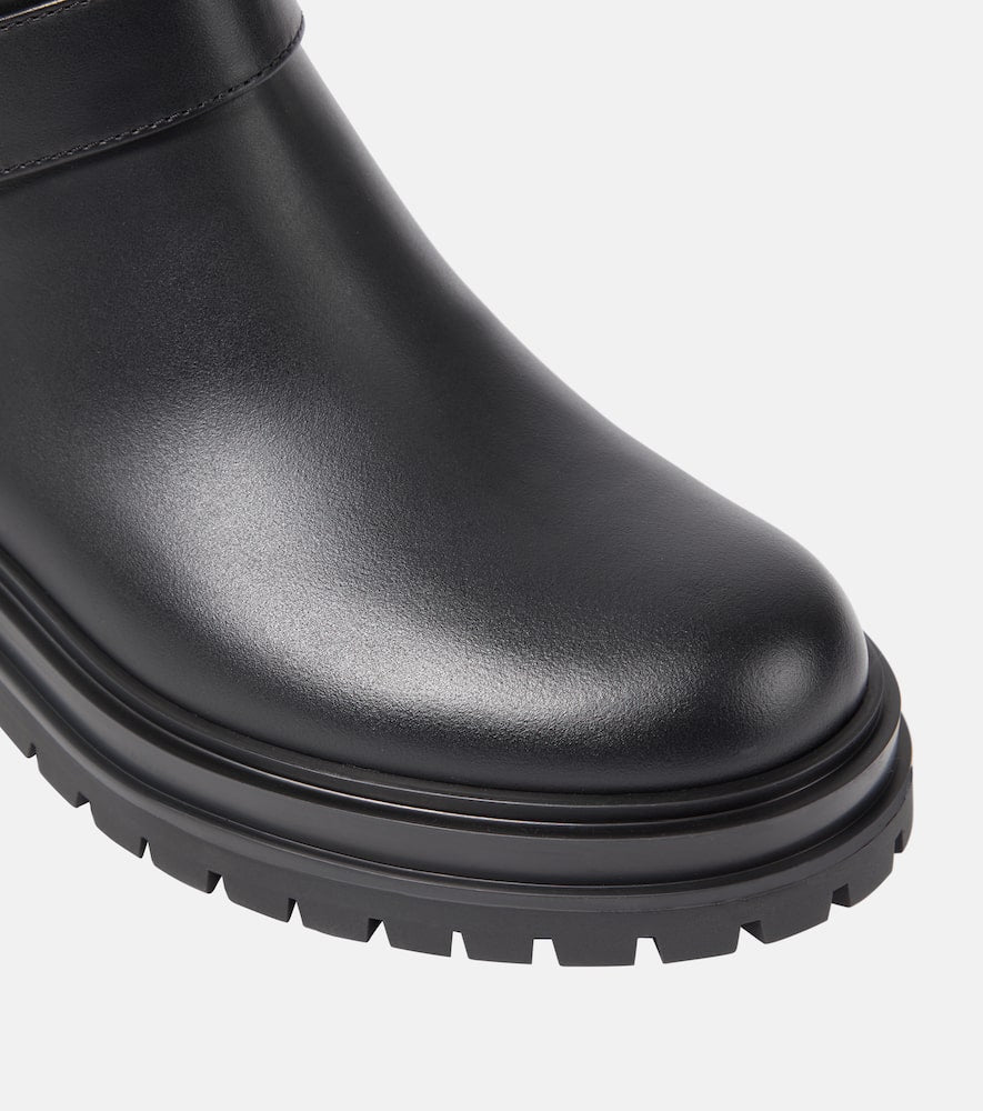 Gianvito Rossi Thiago leather ankle boots