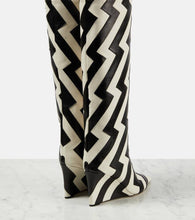 Jimmy Choo Blake 85 leather knee-high boots