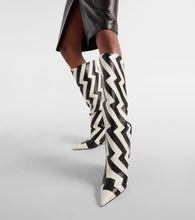 Jimmy Choo Blake 85 leather knee-high boots