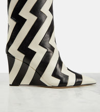 Jimmy Choo Blake 85 leather knee-high boots