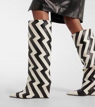 Jimmy Choo Blake 85 leather knee-high boots