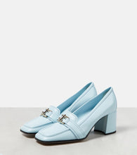 Jimmy Choo Evin 65 leather loafer pumps