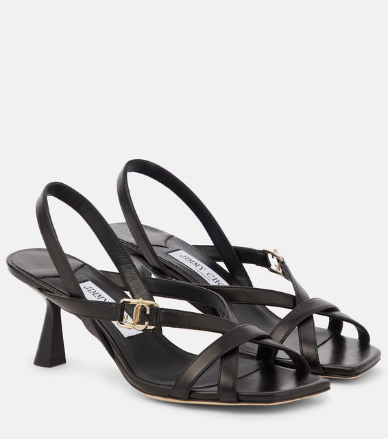 Jimmy Choo Jess 65 leather sandals