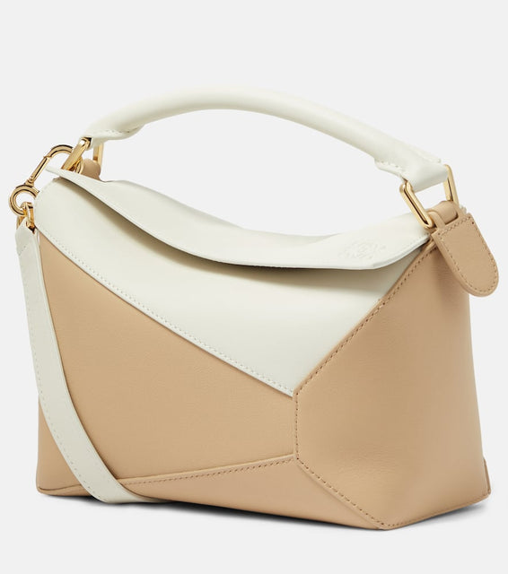 Loewe Puzzle Small leather shoulder bag. Shop Loewe Shoulder Bags for women now.