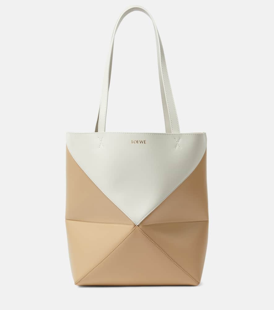 Loewe Puzzle Fold leather tote bag. Shop Loewe Tote Bags for women now.
