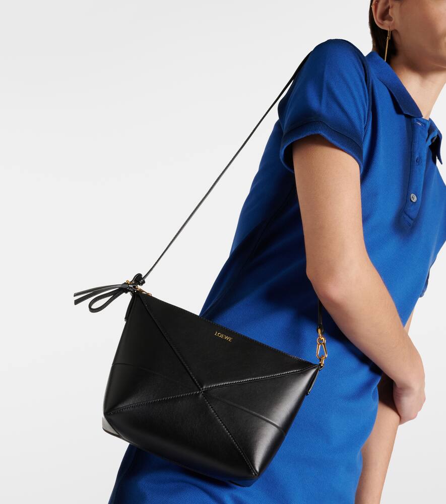 Loewe Puzzle Fold leather shoulder bag