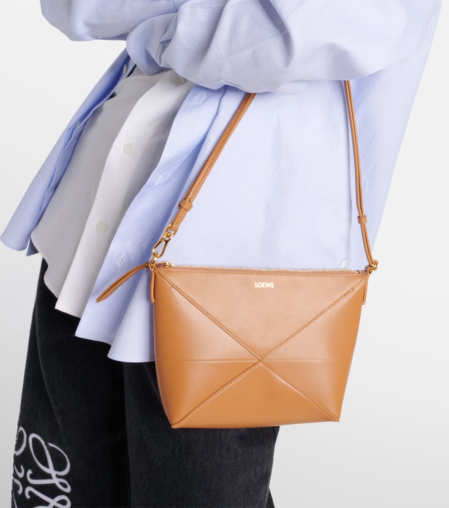 Loewe Puzzle Fold leather shoulder bag