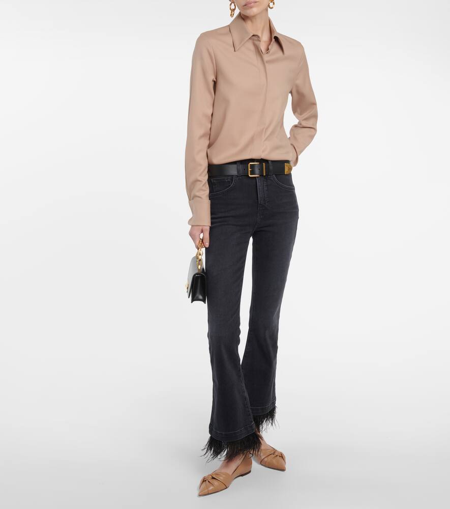Jimmy Choo Hedera leather ballet flats
