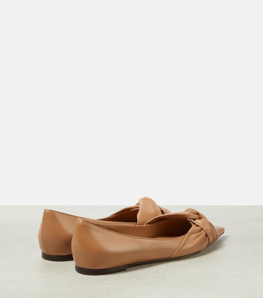 Jimmy Choo Hedera leather ballet flats
