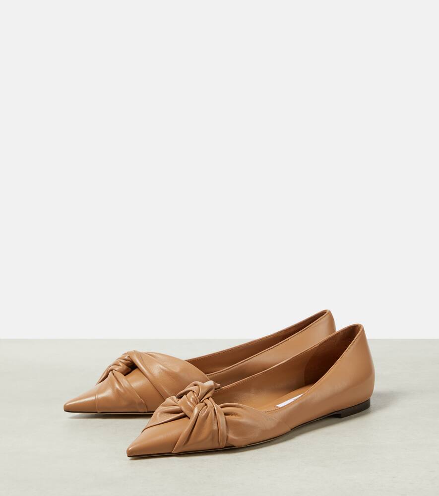 Jimmy Choo Hedera leather ballet flats