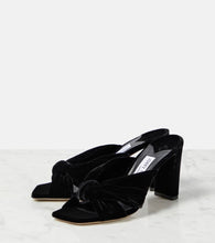 Jimmy Choo Avenue 85 velvet mules