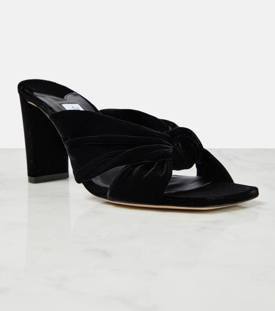 Jimmy Choo Avenue 85 velvet mules