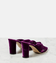 Jimmy Choo Avenue 85 velvet mules