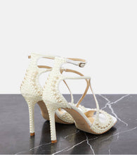 Jimmy Choo Bridal Azia embellished leather sandals