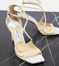Jimmy Choo Bridal Azia embellished leather sandals