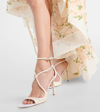 Jimmy Choo Bridal Azia embellished leather sandals